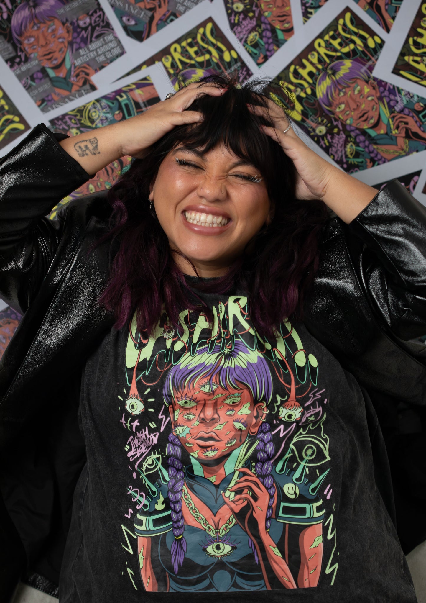 PRE-ORDER LASHPRESS Vol.2 Merch - LASHOWEEN FADED T-SHIRT
