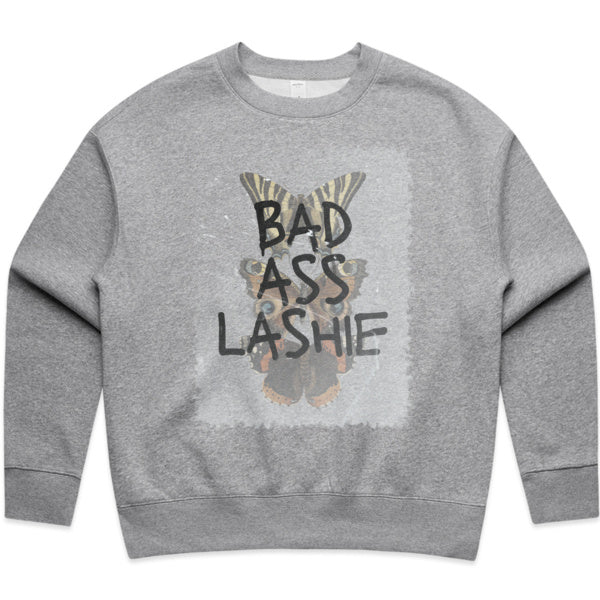 Lash Sisterhood - Relaxed Bad Ass Lashie Crew Sweater