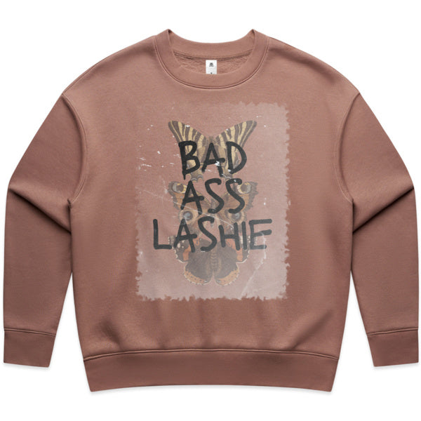 Lash Sisterhood - Relaxed Bad Ass Lashie Crew Sweater