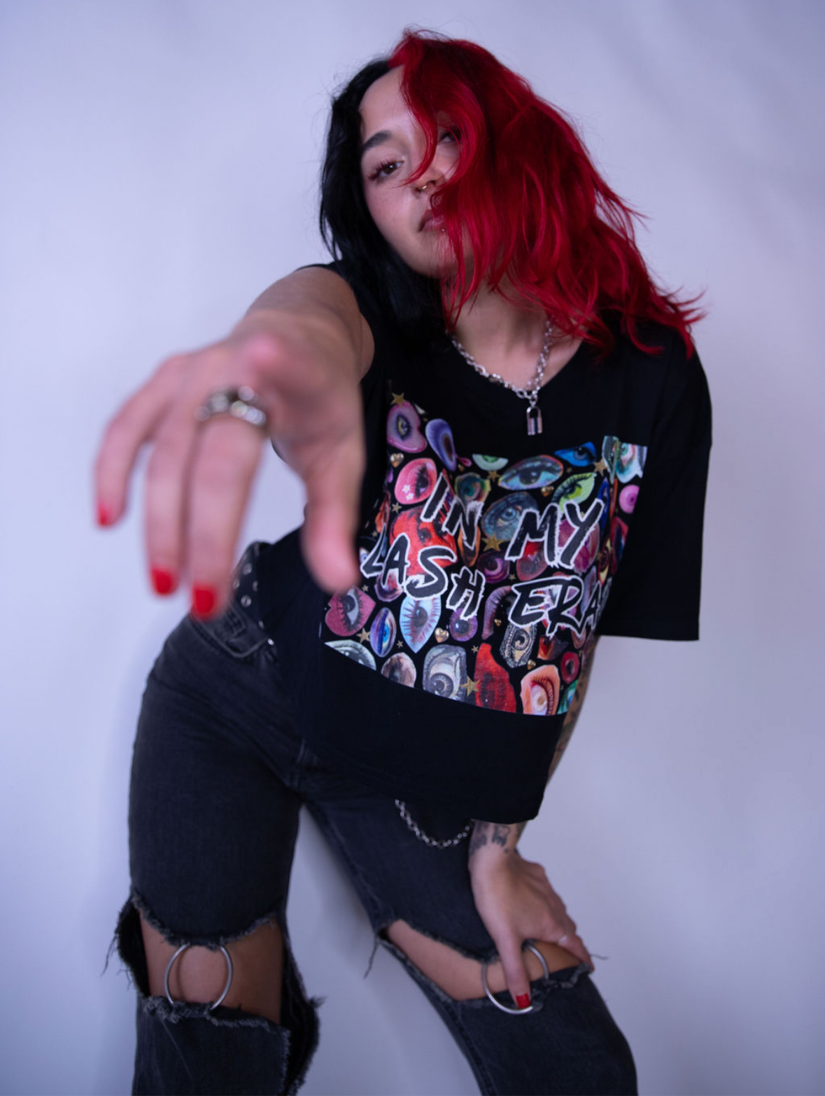 Lash Sisterhood
- Lash Artist In My Lash Era Crop Short Sleeve T-Shirt