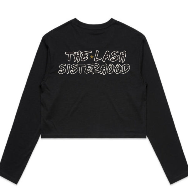Lash Sisterhood
- Lash Artist
In My Lash Era Crop Long Sleeve T-Shirt