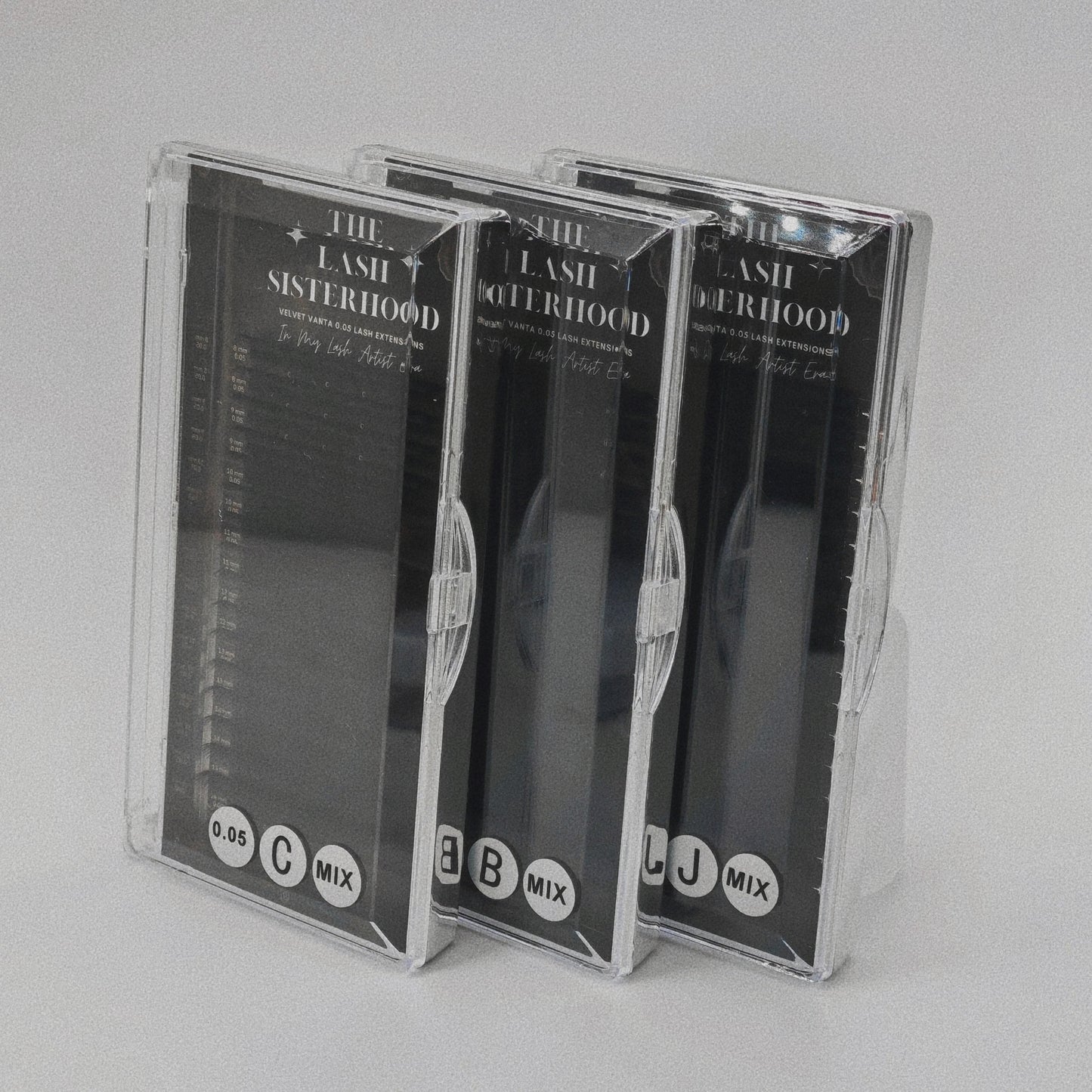 Velvet-Vanta Cashmere 0.05 Mix Length Lash Extensions
