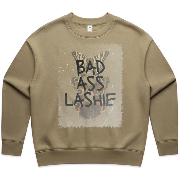 Lash Sisterhood - Relaxed Bad Ass Lashie Crew Sweater