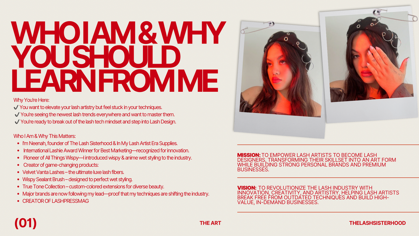 All Things Wispy Webinar – Online Lash Styling Workshop MODULE: 1 - 6