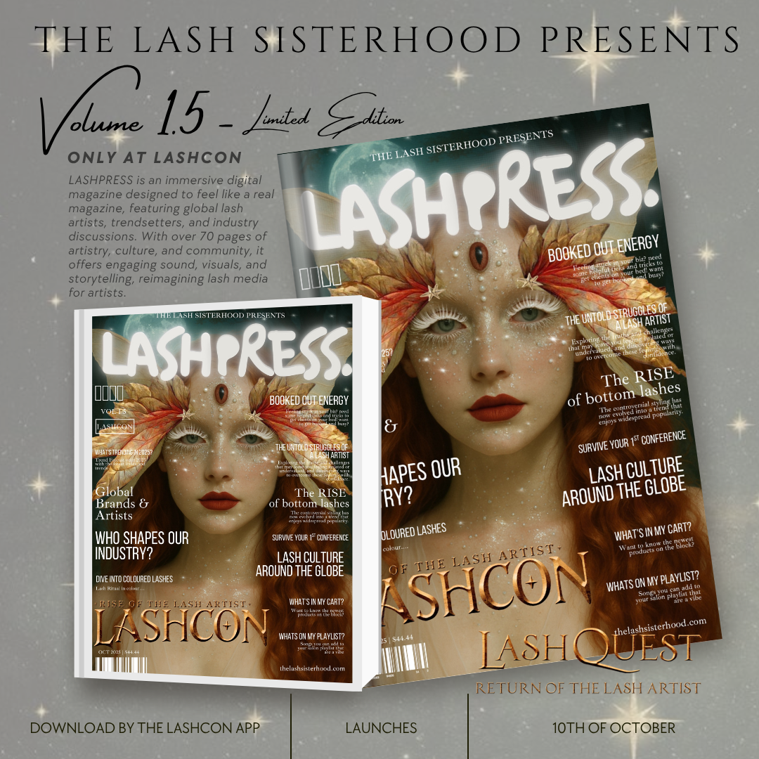 LASHPRESS Magazine – VOLUME 1.5 LASHCON EDITION: The Rise of Lash Artists (Digital)