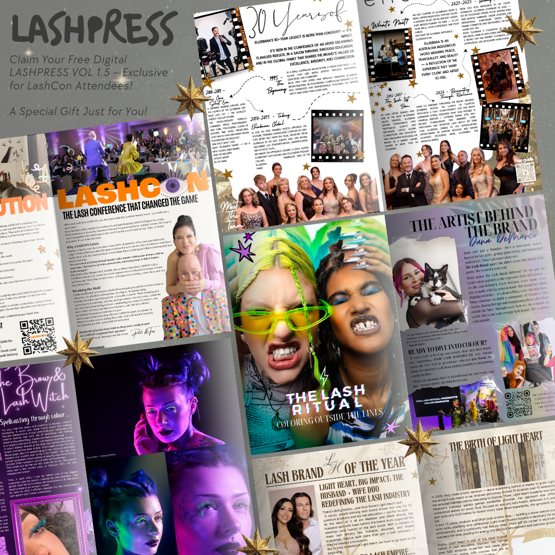 LASHPRESS Magazine – VOLUME 1.5 LASHCON EDITION: The Rise of Lash Artists (Digital)