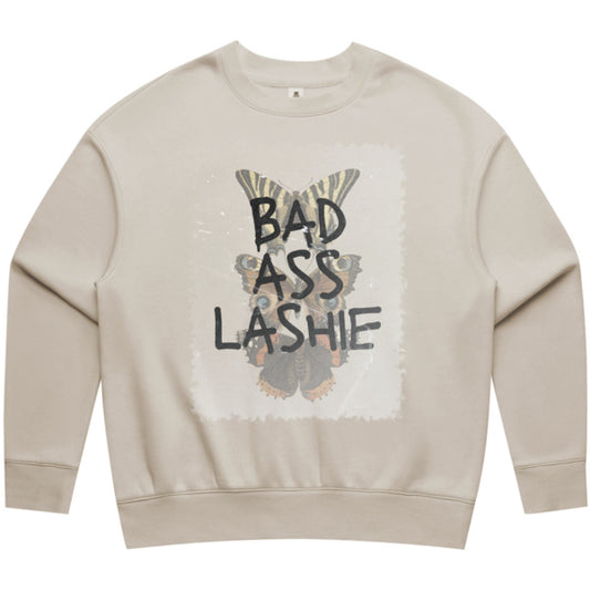 Lash Sisterhood  - Relaxed Bad Ass Lashie Crew Sweater