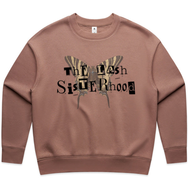 Lash Sisterhood  - Relaxed Wash Your Damn Lashes Crew Sweater