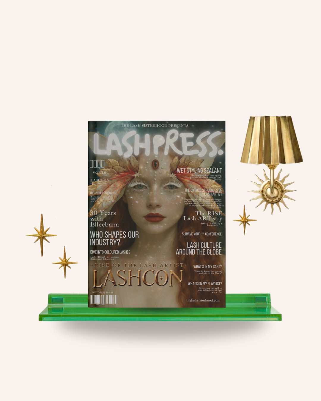 PRE-ORDER LASHPRESS Magazine – VOLUME 1.5 : RISE- LASHCON EDITION  (Print - PHYSICAL)
