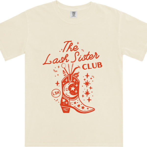 The Lash Sisterhood club- Vintage Oversized T-Shirt