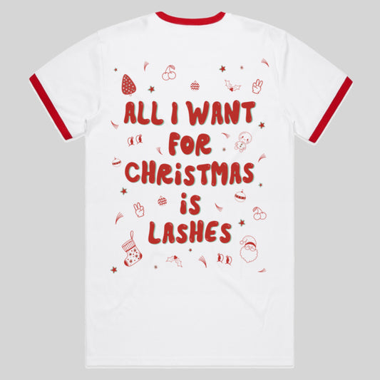 LSH - All I Want For Christmas Is Lashes T-Shirt