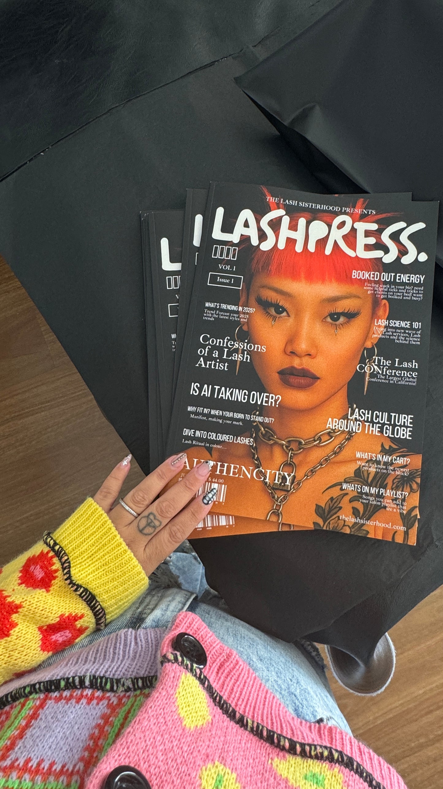 PRE-ORDER (Finalised 11.10) LASHPRESS Magazine – VOLUME 01: The Rise of Authenticity (Print - PHYSICAL)