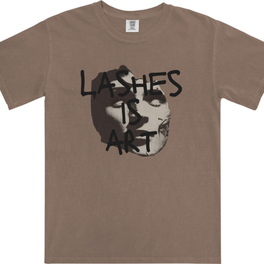 Lashes is Art - The Lash Sisterhood - Vintage Oversized T-Shirt