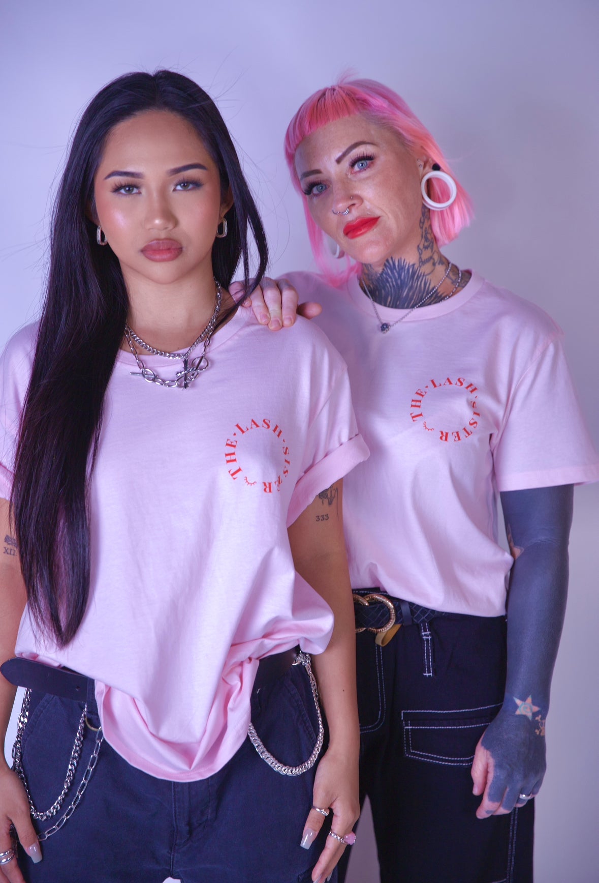 Lash Sisterhood - Lash Artist Baby Pink T-Shirt