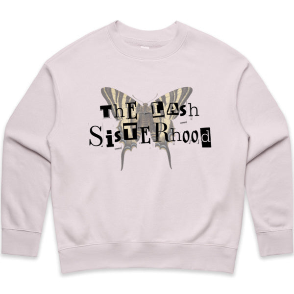 Lash Sisterhood  - Relaxed Wash Your Damn Lashes Crew Sweater