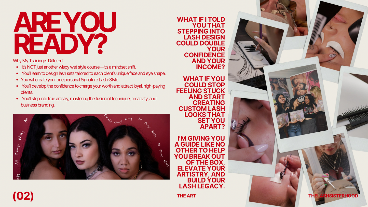 All Things Wispy Webinar – Online Lash Styling Workshop MODULE: 1 - 6