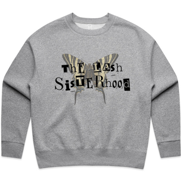 Lash Sisterhood  - Relaxed Wash Your Damn Lashes Crew Sweater