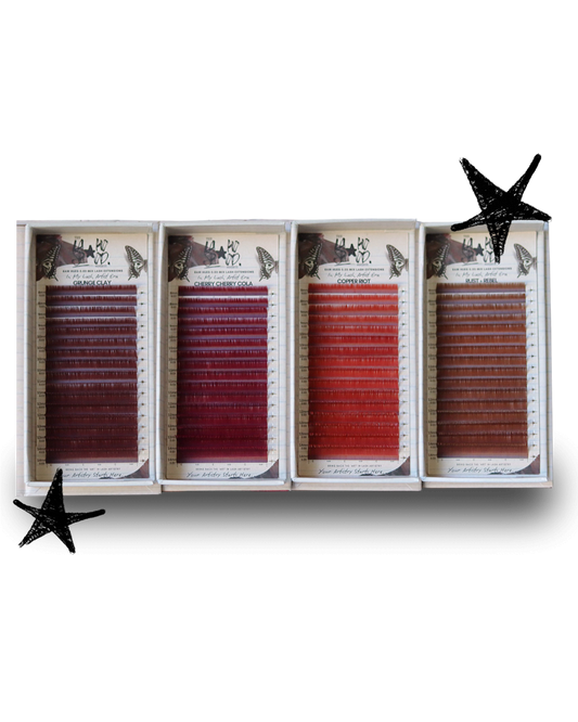 Raw Hues Collection - Velvet Colour 0.03 Mix Length Lash Extensions