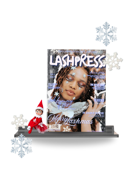 LASHPRESS Magazine – VOLUME 03: LASHMAS 🎄EDITION (Print - PHYSICAL) BONUS - FREE DIGITAL ZINE